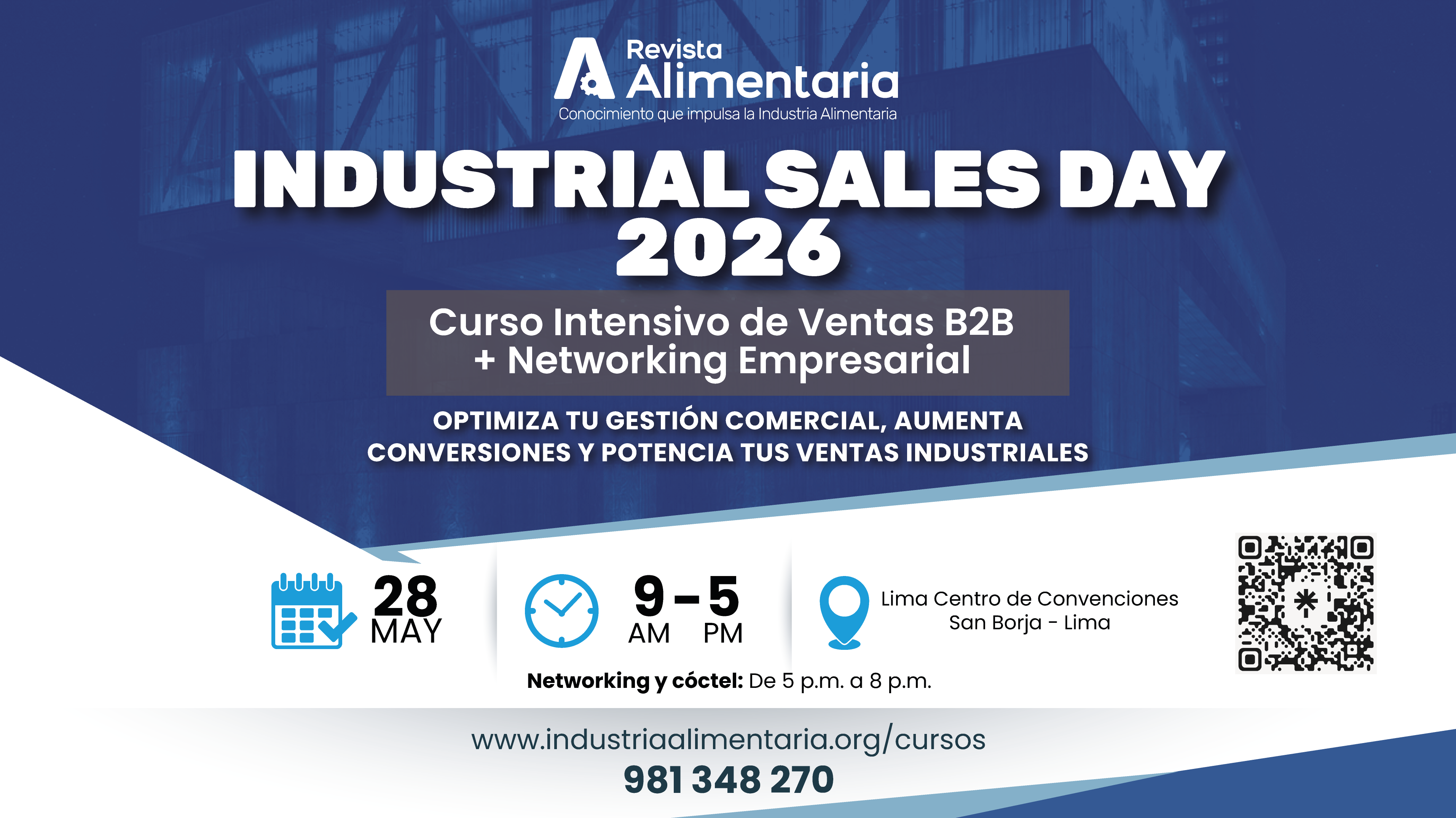 El futuro de las ventas B2B se reúne en INDUSTRIAL SALES DAY 2026